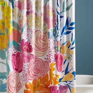 Anthropologie Bridgette Thornton Shower Curtain.